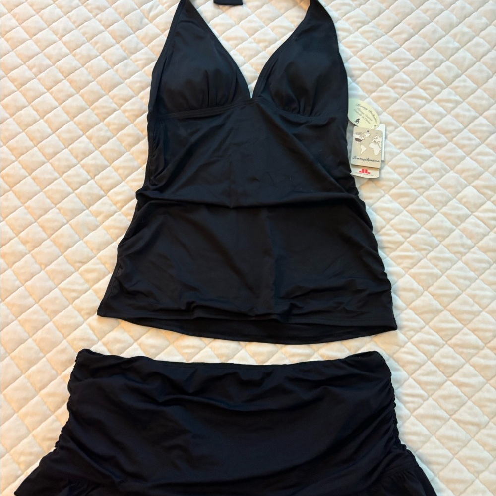 Tommy Bahama Black Halter Bikini Set